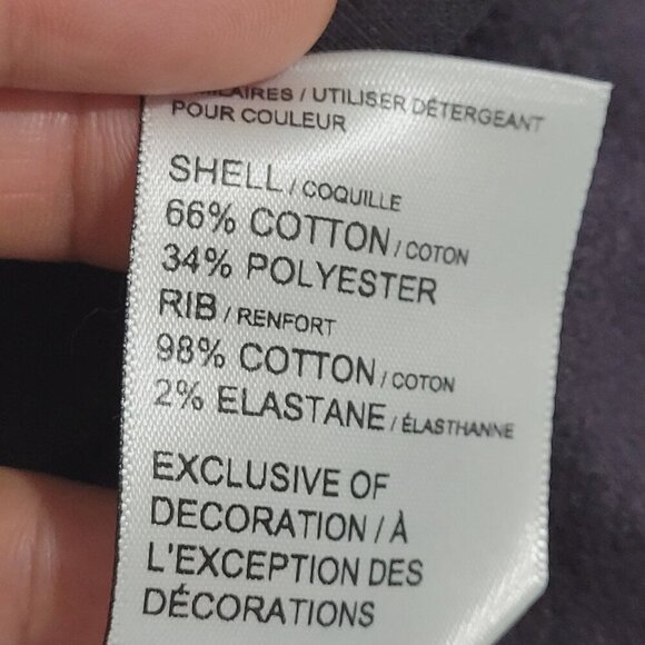 NEW Puma Women's L Crewneck Sweatshirt Black Beige Logo Cotton Blend Casual - Picture 5 of 7